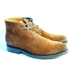 Frye Bowery Chukka Men's Ankle Boots  9 D Rust Suede Fashion Lace Up